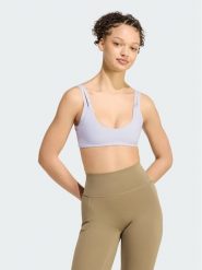 Adidas Biustonosz sportowy Optime Workout Reversible Twist Light Support Bra KS6053 Fioletowy jasny. Fioletowe biustonosze sportowe damskie Adidas, bez wzorów, z syntetyku. Za 218.99 zł.