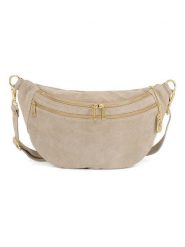 Anna Morellini Skórzana saszetka "Lolanda" w kolorze beżowym - 36 x 22 x 12 cm rozmiar: onesize. Brązowe nerki i saszetki damskie Anna Morellini, bez wzorów, z materiału. Za 245.38 zł.