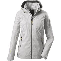 Kurtka damska Killtec - Vojak WMN SOFTSHELL JCKT B. Białe kurtki sportowe damskie Killtec, bez wzorów, z softshellu, bez kaptura. W wyprzedaży za 200.00 zł.