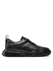 Pollini Sneakersy SA10183G0LTN100A Czarny. Czarne obuwie sportowe damskie Pollini, ze skóry, bez zapięcia. W wyprzedaży za 989.99 zł.