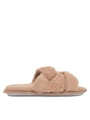 DeeZee Kapcie HHS-22JG-1006 Beżowy. Brązowe kapcie damskie DeeZee, z materiału. Za 59.99 zł.
