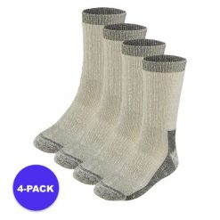Skarpety unisex Heavy Tracking Wełna Merino 4 pary. Szare skarpetki damskie XTREME, bez wzorów, z elastanu. Za 313.29 zł.