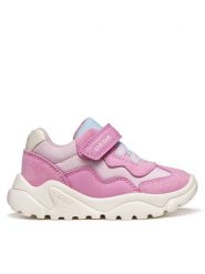 Geox Sneakersy B Ciufciuf Girl B455QB 0FU22 CE8E4 S Różowy jasny. Czerwone buty sportowe dziewczęce Geox, ze skóry, bez zapięcia. Za 249.99 zł.