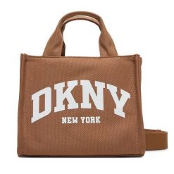 Torebka DKNY. Brązowe torebki klasyczne damskie DKNY, bez dodatków. Za 439.99 zł.
