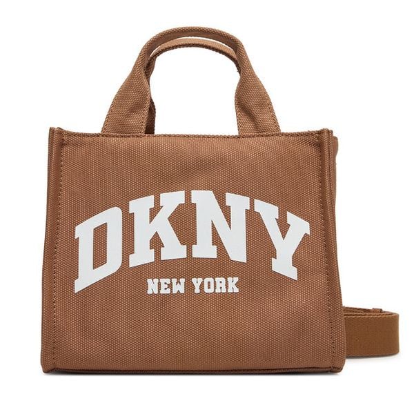 Torebka DKNY. Brązowe torebki klasyczne damskie DKNY, bez dodatków. Za 439.99 zł.