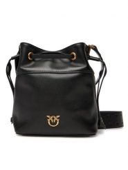 PINKO Torebka Secchiello Mini Al 25-26 104303 A0QO Czarny. Czarne torebki klasyczne damskie Pinko, ze skóry, bez dodatków. Za 1,649.00 zł.