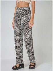 Monki Spodnie w kolorze czarnym rozmiar: XXS. Czarne spodnie materiałowe damskie Monki, bez wzorów, z materiału. Za 39.12 zł.