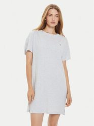 Tommy Hilfiger Sukienka codzienna UW0UW05569 Szary Relaxed Fit. Szare sukienki damskie Tommy Hilfiger, bez wzorów, z bawełny, bez ramiączek. Za 139.99 zł.