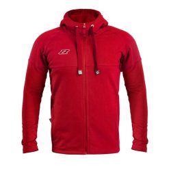 Bluza piłkarska dla dorosłych Zina Comodo Senior bawełniana. Czerwone bluzy damskie Zina, xl, bez wzorów, z bawełny, bez kaptura. W wyprzedaży za 231.20 zł.
