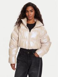 Adidas Kurtka zimowa Essentials Glossy 2-In-1 JX2985 Beżowy Loose Fit. Brązowe kurtki damskie Adidas, na zimę, xs, bez wzorów, z syntetyku, bez kaptura. Za 589.99 zł.