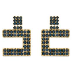 Kolczyki Elisabetta Franchi. Żółte kolczyki damskie Elisabetta Franchi, złote. Za 679.99 zł.
