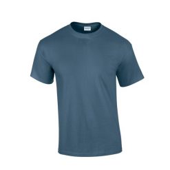 Ultra Bawełniana Koszulka Unisex Dla Dorosłych. Niebieskie bluzki damskie GILDAN, m, bez wzorów, z bawełny, sportowe, bez kołnierzyka, bez ramiączek. Za 46.99 zł.