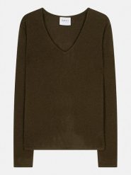 Perfect Cashmere Kaszmirowy sweter "Shannon" w kolorze ciemnobrązowym rozmiar: XL. Brązowe swetry klasyczne damskie Perfect Cashmere, xl, z kaszmiru, bez kołnierzyka. Za 369.82 zł.