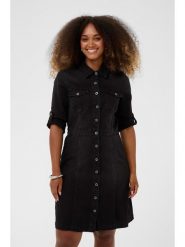 Kaffe Sukienka dżinsowa w kolorze czarnym rozmiar: 38. Czarne sukienki damskie Kaffe, bez wzorów, bez ramiączek. Za 208.99 zł.