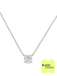 DIAMANTA Złoty naszyjnik "Collier Impérial" z diamentem - dł. 42 cm rozmiar: onesize. Białe naszyjniki damskie DIAMANTA, z diamentem, złote. Za 3,429.49 zł.