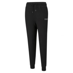 Spodnie damskie Puma Modern Basics High czarne. Czarne spodnie sportowe damskie Puma, m, bez wzorów. Za 321.00 zł.