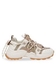 Steve Madden Sneakersy Tazmania Sneaker SM11002419-04005-TBE Brązowy. Brązowe obuwie sportowe damskie Steve Madden, ze skóry, bez zapięcia. Za 339.99 zł.