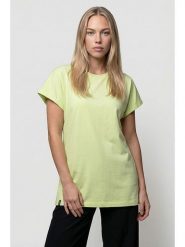 Alife and kickin Koszulka "Magdalena" w kolorze jasnozielonym rozmiar: XXL. Zielone bluzki damskie Alife and Kickin, xxl, bez wzorów, bez kołnierzyka, bez ramiączek. Za 43.99 zł.