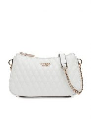 Guess Torebka HWGG96 26720 Biały. Białe listonoszki damskie Guess, z aplikacjami, ze skóry, bez dodatków. Za 599.99 zł.