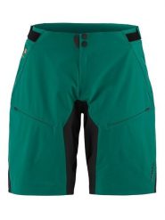 Craft Szorty kolarskie "Adv Offroad XT" w kolorze zielono-czarnym rozmiar: XS. Czarne spodenki sportowe damskie Craft, xs, bez wzorów, z poliamidu, rowerowe. Za 260.99 zł.