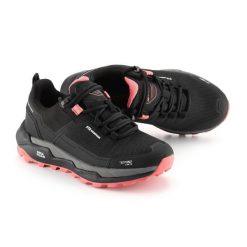 Niskie buty terenowe wodoodporne damskie Alpine Pro Qede 2. Czarne obuwie trekkingowe damskie Alpine Pro, bez zapięcia. W wyprzedaży za 449.00 zł.