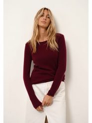 Just Cashmere Kaszmirowy sweter "Vivian" w kolorze bordowym rozmiar: M. Czerwone swetry klasyczne damskie Just Cashmere, m, z kaszmiru, bez kołnierzyka. Za 223.99 zł.