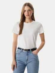 LAUREN RALPH LAUREN T-Shirt 200P09106004 Biały Relaxed Fit. Białe t-shirty damskie Lauren Ralph Lauren, xl, bez wzorów, z bawełny, bez kołnierzyka. Za 494.99 zł.