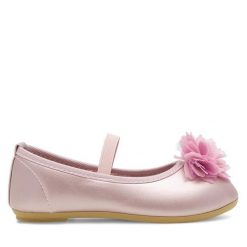 Baleriny Nelli Blu. Czerwone baleriny dziewczęce Nelli Blu, bez wzorów, bez obcasa, bez zapięcia. Za 59.99 zł.