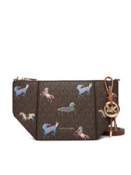 MICHAEL Michael Kors Torebka 32R6G9JC1U Brązowy. Brązowe listonoszki damskie MICHAEL Michael Kors, bez wzorów, ze skóry, bez dodatków. Za 989.99 zł.