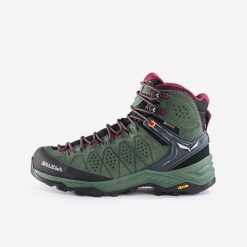 Buty turystyczne damskie Gore-Tex® Salewa Alp Trainer Low Gtx. Brązowe obuwie trekkingowe damskie Salewa, z gore-texu, bez zapięcia. Za 949.99 zł.