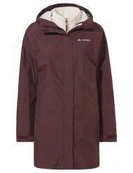 3in1-Jacken W Hitra 3in1 Parka. Brązowe parki damskie Vaude, z materiału, bez kaptura. Za 1,509.00 zł.