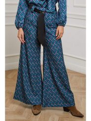 L'armoire de Suzette Spodnie w kolorze morskim rozmiar: 38/40. Zielone spodnie materiałowe damskie L'armoire de Suzette, bez wzorów, z materiału. Za 73.99 zł.