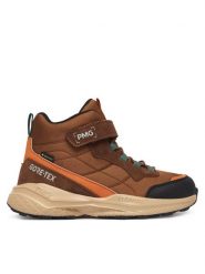 Primigi Śniegowce GORE-TEX 2430011 D Brązowy. Brązowe buty zimowe chłopięce Primigi, z gore-texu, bez zapięcia. Za 419.99 zł.