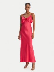 Fracomina Sukienka koktajlowa FS26SD2007W58301 Różowy Slim Fit. Czerwone sukienki damskie Fracomina, bez wzorów, z wiskozy, wizytowe, bez ramiączek. Za 539.99 zł.