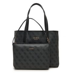 Torebka Guess. Czarne torebki klasyczne damskie Guess, bez dodatków. Za 519.99 zł.