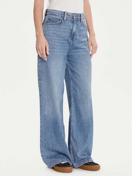 Lee Jeansy Stella 112346641 Niebieski Wide Leg. Niebieskie jeansy damskie Lee. Za 319.99 zł.