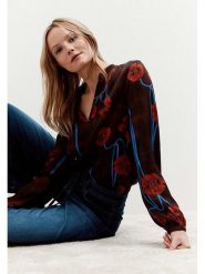 More & More Bluzka w kolorze brązowym rozmiar: 44. Brązowe bluzki damskie More & More, bez wzorów, z wiskozy, bez kołnierzyka, bez ramiączek. Za 182.72 zł.