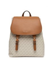 MICHAEL Michael Kors Plecak Quinn 30T5GQNB2B Beżowy. Brązowe plecaki MICHAEL Michael Kors, bez wzorów, ze skóry. Za 1,079.00 zł.