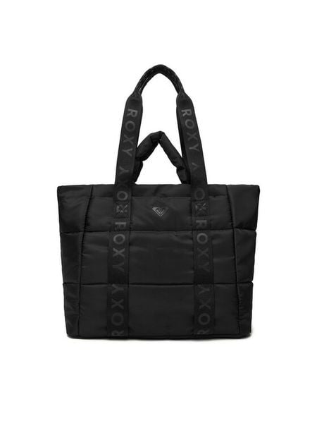 Roxy Torebka C-ROXY-M-005-08 Czarny. Czarne shopper bag Roxy, bez wzorów, z materiału, bez dodatków. Za 199.99 zł.
