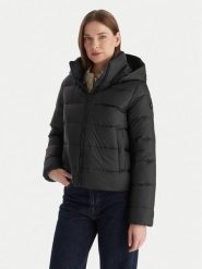 Tommy Hilfiger Kurtka puchowa WW0WW43581 Czarny Regular Fit. Czarne kurtki damskie Tommy Hilfiger, xxl, bez wzorów, z puchu, bez kaptura. Za 999.99 zł.