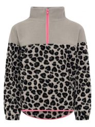 Zwillingsherz Bluza polarowa "Leo" w kolorze szarym rozmiar: M. Szare bluzy damskie Zwillingsherz, m, bez wzorów, z polaru, bez kaptura. Za 162.11 zł.