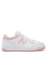 New Balance Sneakersy BB480LOP Biały. Białe obuwie sportowe damskie New Balance, ze skóry, bez zapięcia. Za 309.99 zł.