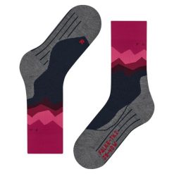 Skarpetki damskie Falke TK2 Explore. Niebieskie skarpetki damskie Falke, bez wzorów, z elastanu. Za 161.50 zł.