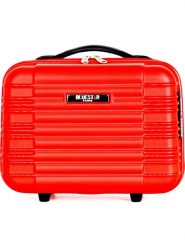 BlueStar Kosmetyczka "Lima" w kolorze czerwonym - 30 x 20 x 16 cm rozmiar: onesize. Czerwone kosmetyczki damskie Bluestar, bez wzorów, z materiału. Za 60.99 zł.