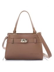 Vince Camuto Torebka "Lecce" w kolorze jasnobrązowym - 20 x 15 x 11 cm rozmiar: onesize. Brązowe torebki klasyczne damskie Vince Camuto, z materiału, bez dodatków. Za 121.99 zł.