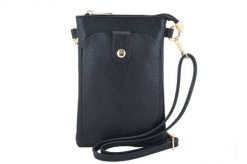 Listonoszka skórzana BARBERINI'S czarna 963-1. Czarne shopper bag Barberinis, bez wzorów, ze skóry, bez dodatków. Za 149.99 zł.
