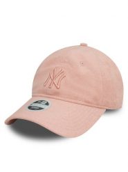 New Era Czapka z daszkiem New York Yankees Towelling 9Twenty 60595347 Różowy. Czerwone czapki z daszkiem damskie New Era, bez wzorów, z bawełny. Za 99.99 zł.