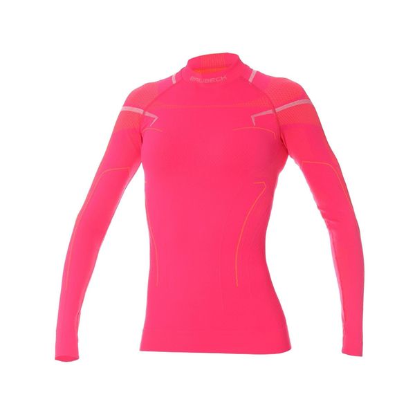 Termoaktywna damska bluza narciarska Brubeck Thermo. Czerwone bluzy damskie Brubeck, xl, bez wzorów, z dzianiny, bez kaptura. Za 189.99 zł.