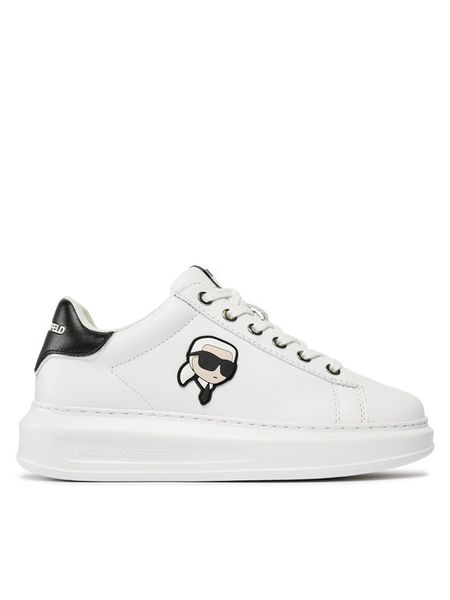 KARL LAGERFELD Sneakersy KL62530N Biały. Białe obuwie sportowe damskie KARL LAGERFELD, ze skóry, bez zapięcia. Za 469.99 zł.