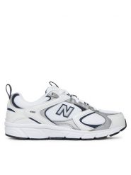 New Balance Sneakersy C-ML408A Biały. Białe obuwie sportowe damskie New Balance, z materiału, bez zapięcia. Za 349.99 zł.